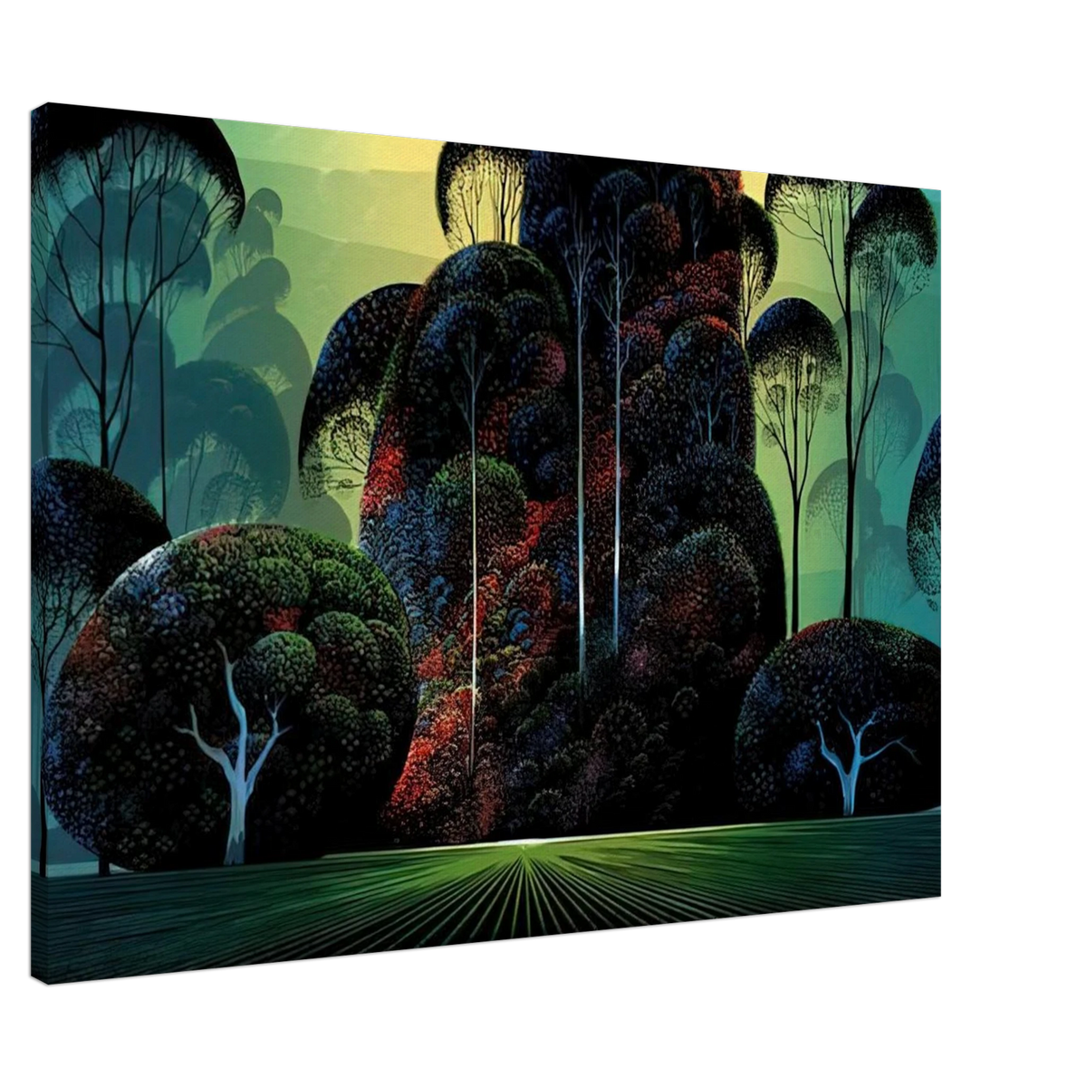 Mendacino Canvas | Eyvind Earle Canvas | Eyvind Earle Prints