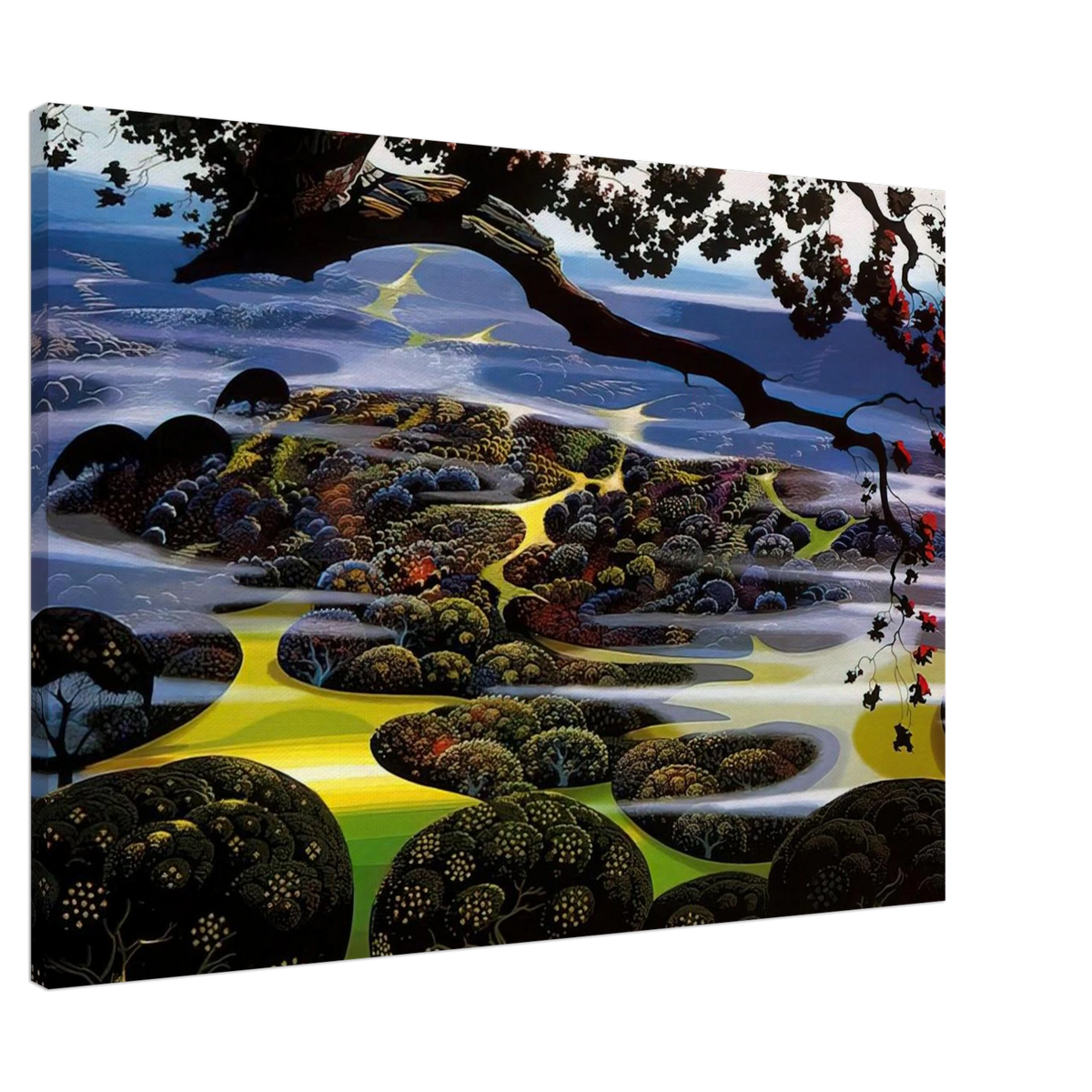 Mystic Mountain Canvas | Eyvind Earle Canvas | Eyvind Earle Prints