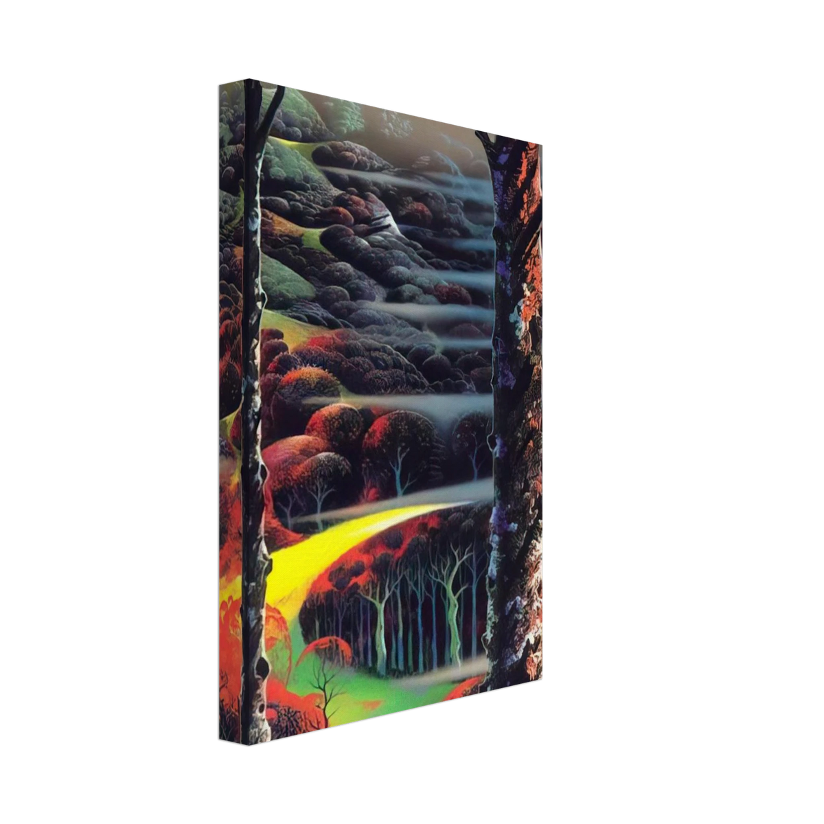 A Touch of Autumn Canvas | Eyvind Earle Canvas | Eyvind Earle Prints