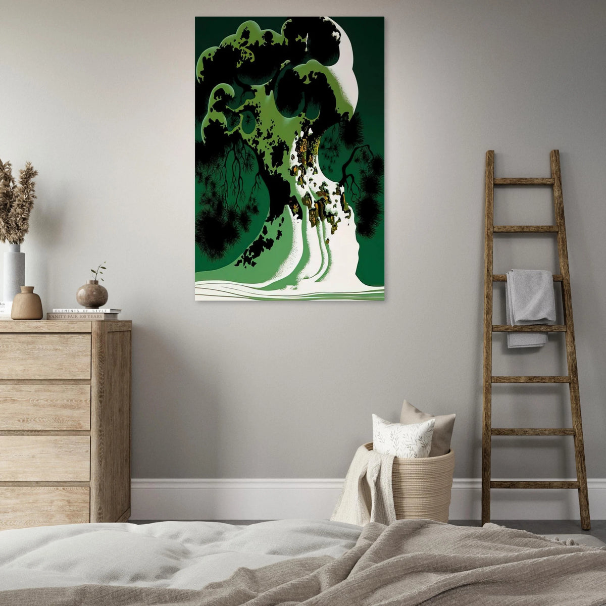 Snow Covered Bonsai Poster | Eyvind Earle Poster | Eyvind Earle Prints