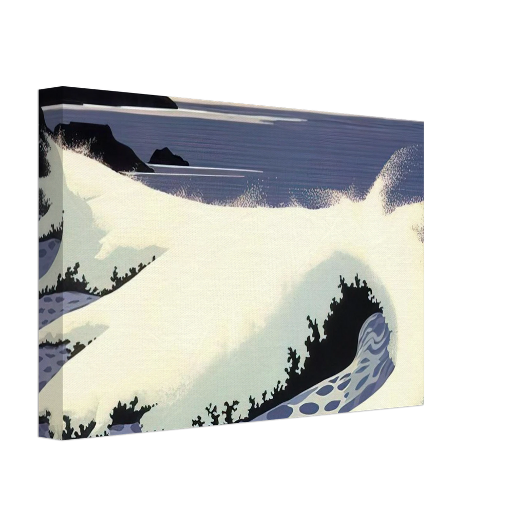 The White Wave Canvas | Eyvind Earle Canvas | Eyvind Earle Prints