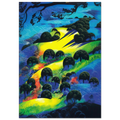Fading Sunset Flame Poster | Eyvind Earle Poster | Eyvind Earle Prints