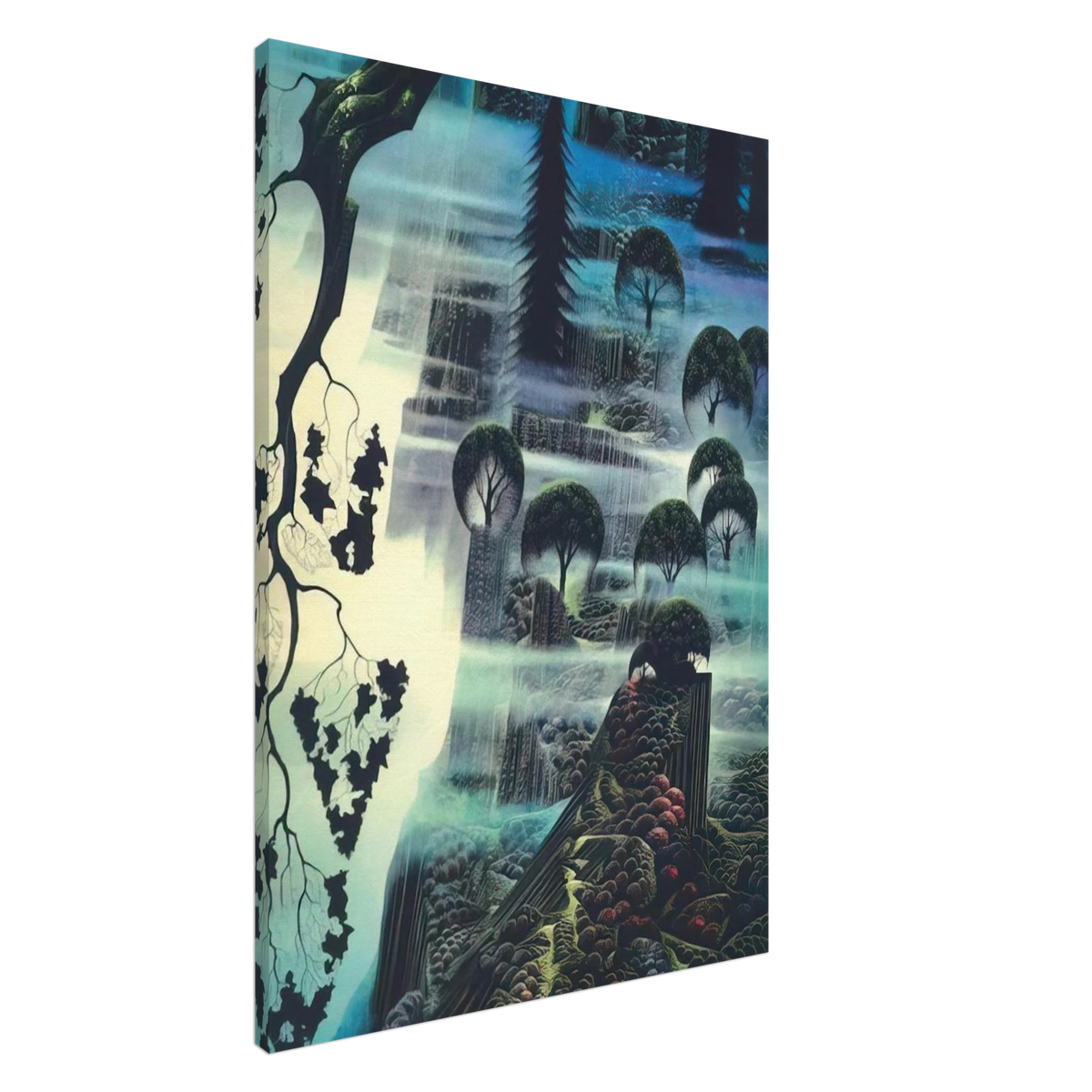 Surf Wind and Fog Canvas | Eyvind Earle Canvas | Eyvind Earle Prints