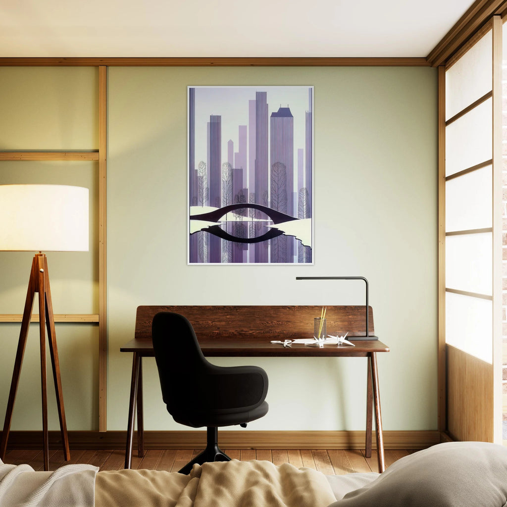 Central Park Framed Poster | Eyvind Earle Framed Prints Wall Art | Eyvind Earle Prints
