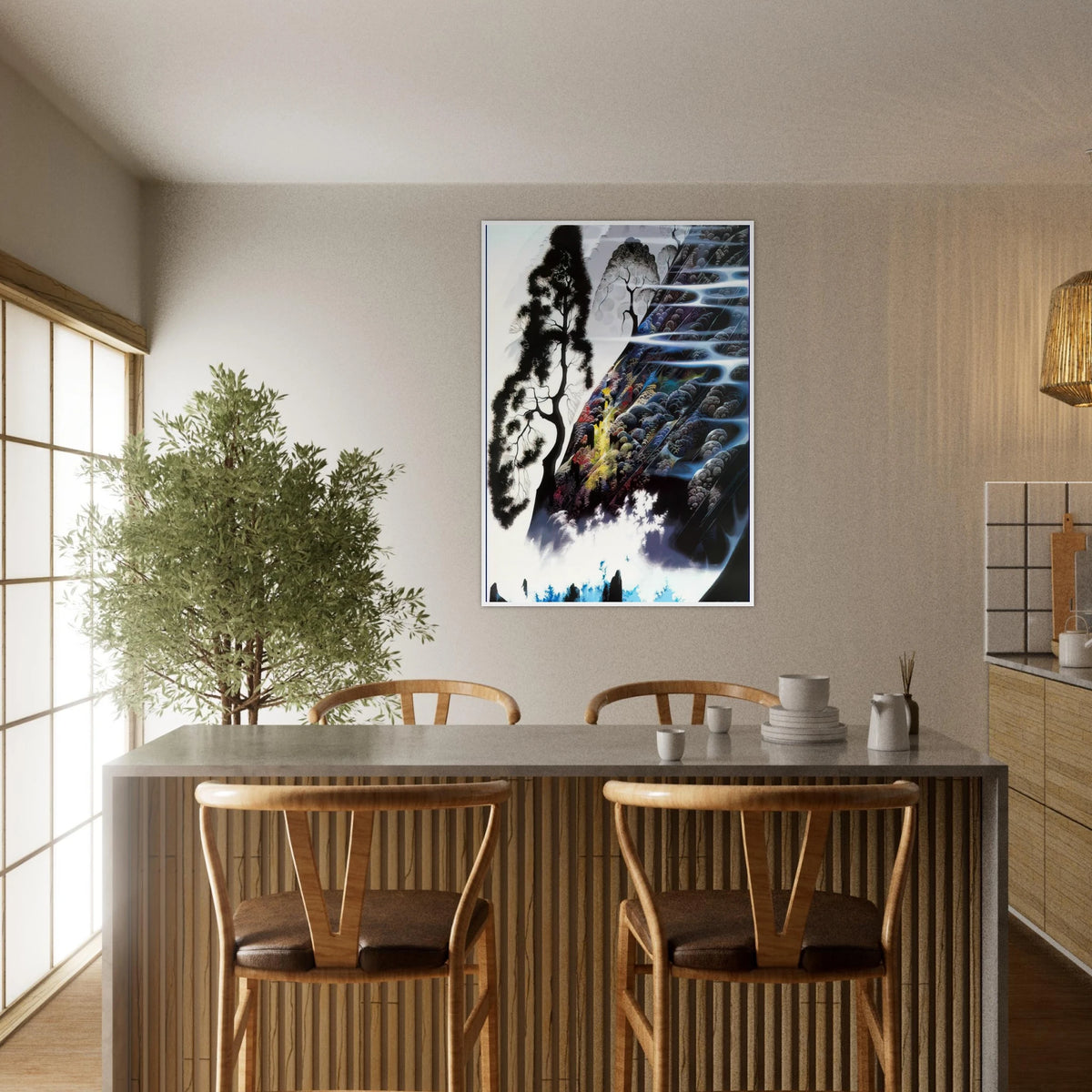 Radient Splendor Framed Poster | Eyvind Earle Framed Prints Wall Art | Eyvind Earle Prints