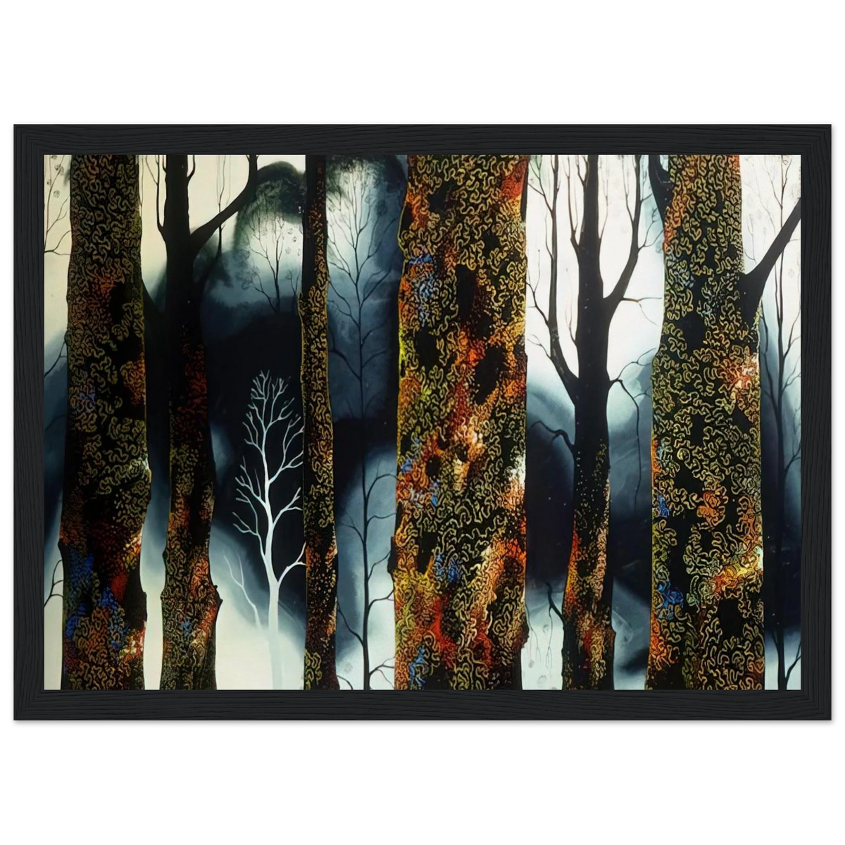 Jewel Trees Framed Poster | Eyvind Earle Framed Prints Wall Art | Eyvind Earle Prints