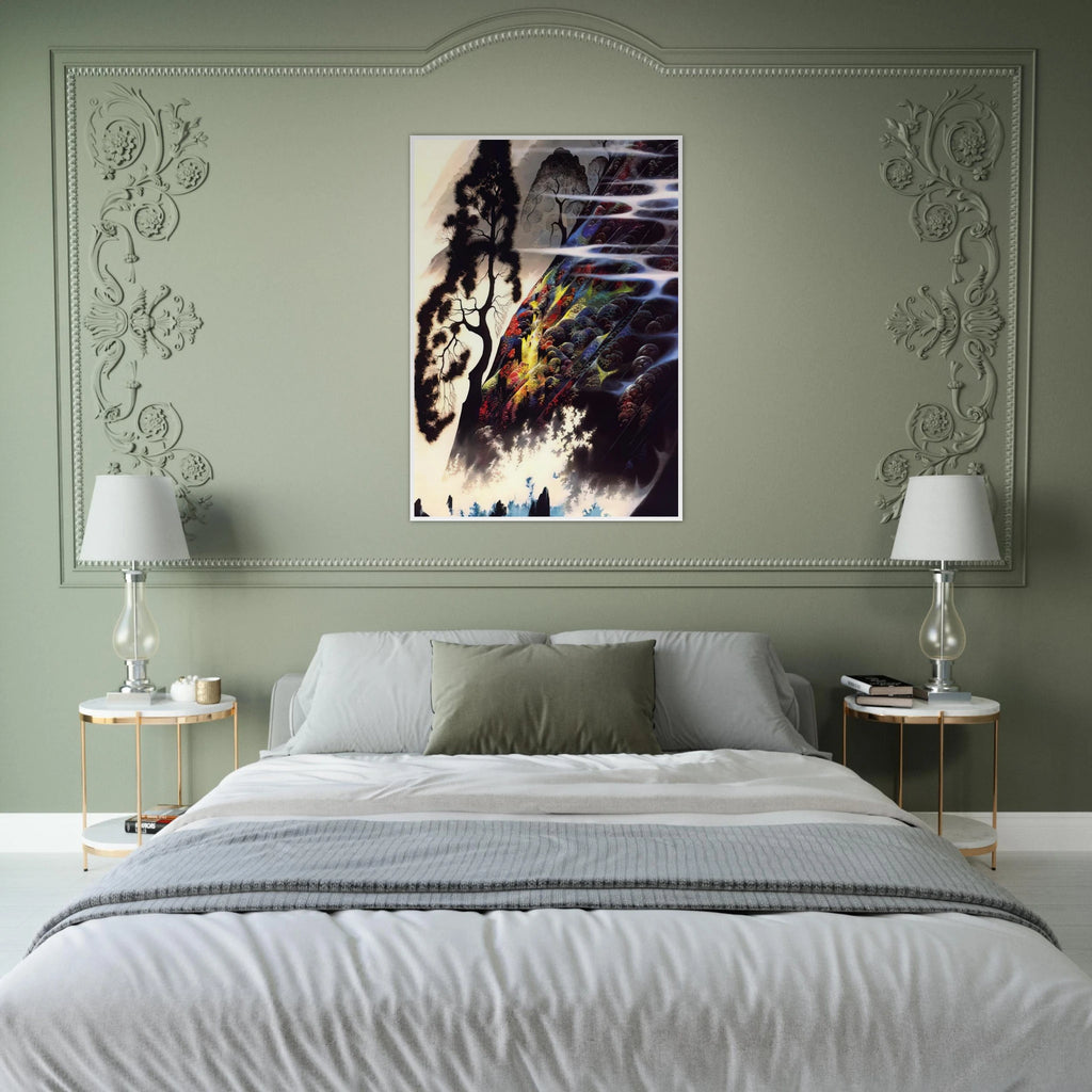 Radiant Splendor Framed Poster | Eyvind Earle Framed Prints Wall Art | Eyvind Earle Prints