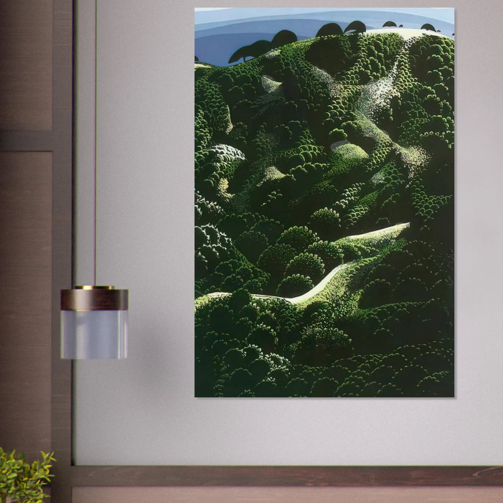 Santa Barbara Mountains Poster | Eyvind Earle Poster | Eyvind Earle Prints