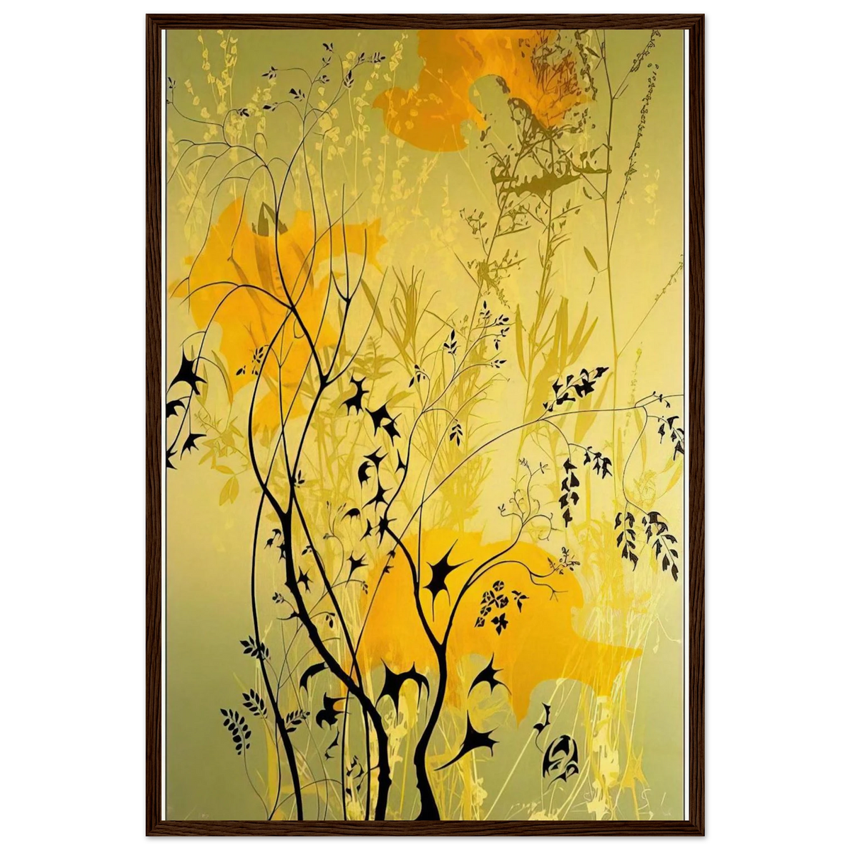 Wild Flowers Framed Poster | Eyvind Earle Framed Prints Wall Art | Eyvind Earle Prints