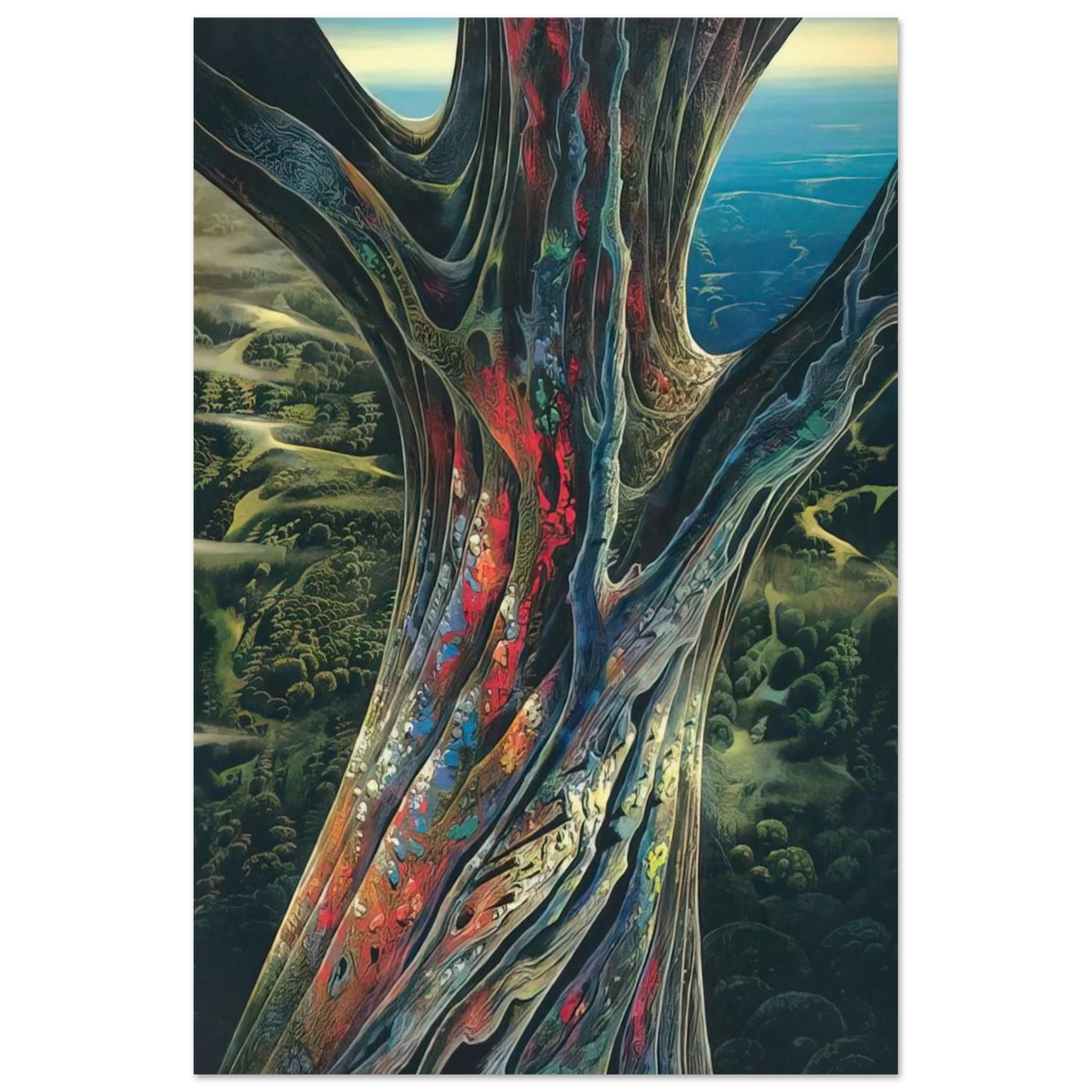 The Great Jewel Tree Poster | Eyvind Earle Poster | Eyvind Earle Prints