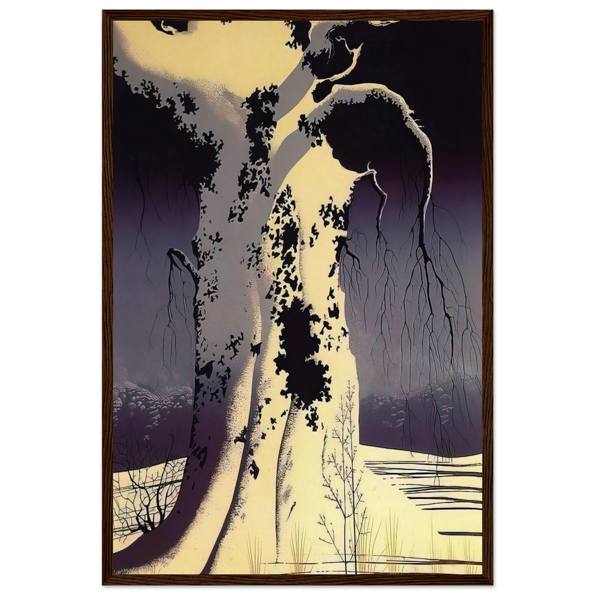 Black Oak Framed Poster | Eyvind Earle Framed Prints Wall Art | Eyvind Earle Prints