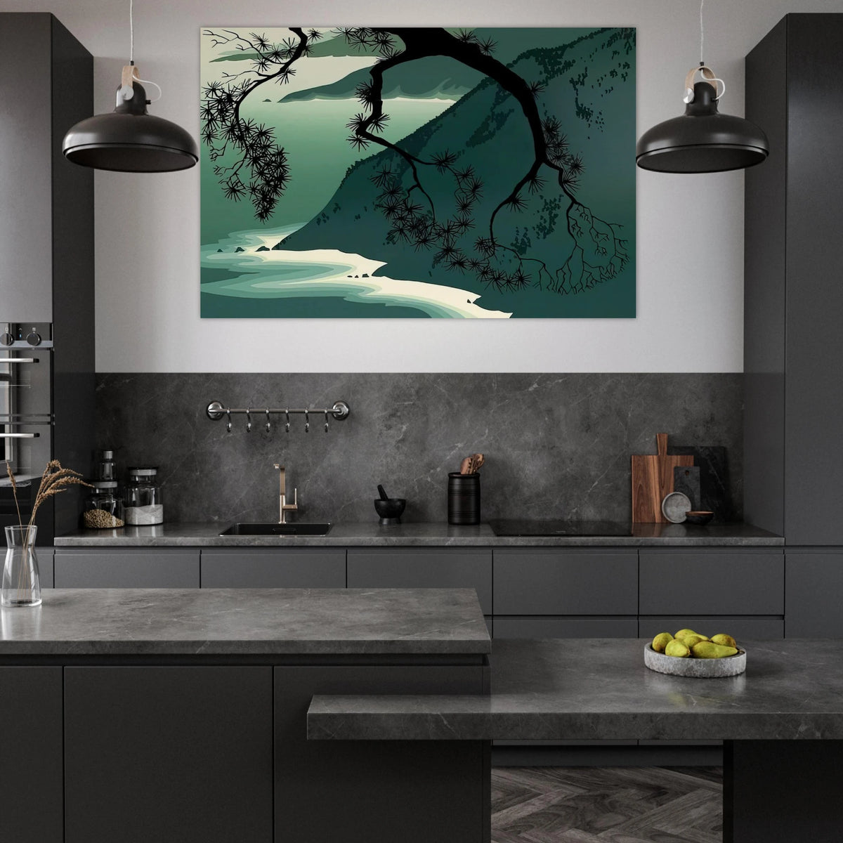 Quiet Evening Poster | Eyvind Earle Poster | Eyvind Earle Prints