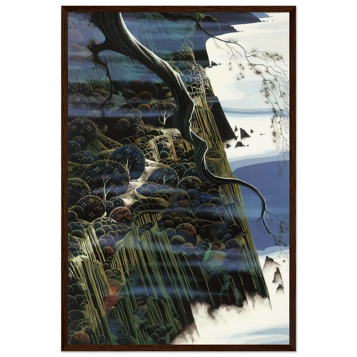From Out of the Sea Framed Poster | Eyvind Earle Framed Prints Wall Art | Eyvind Earle Prints