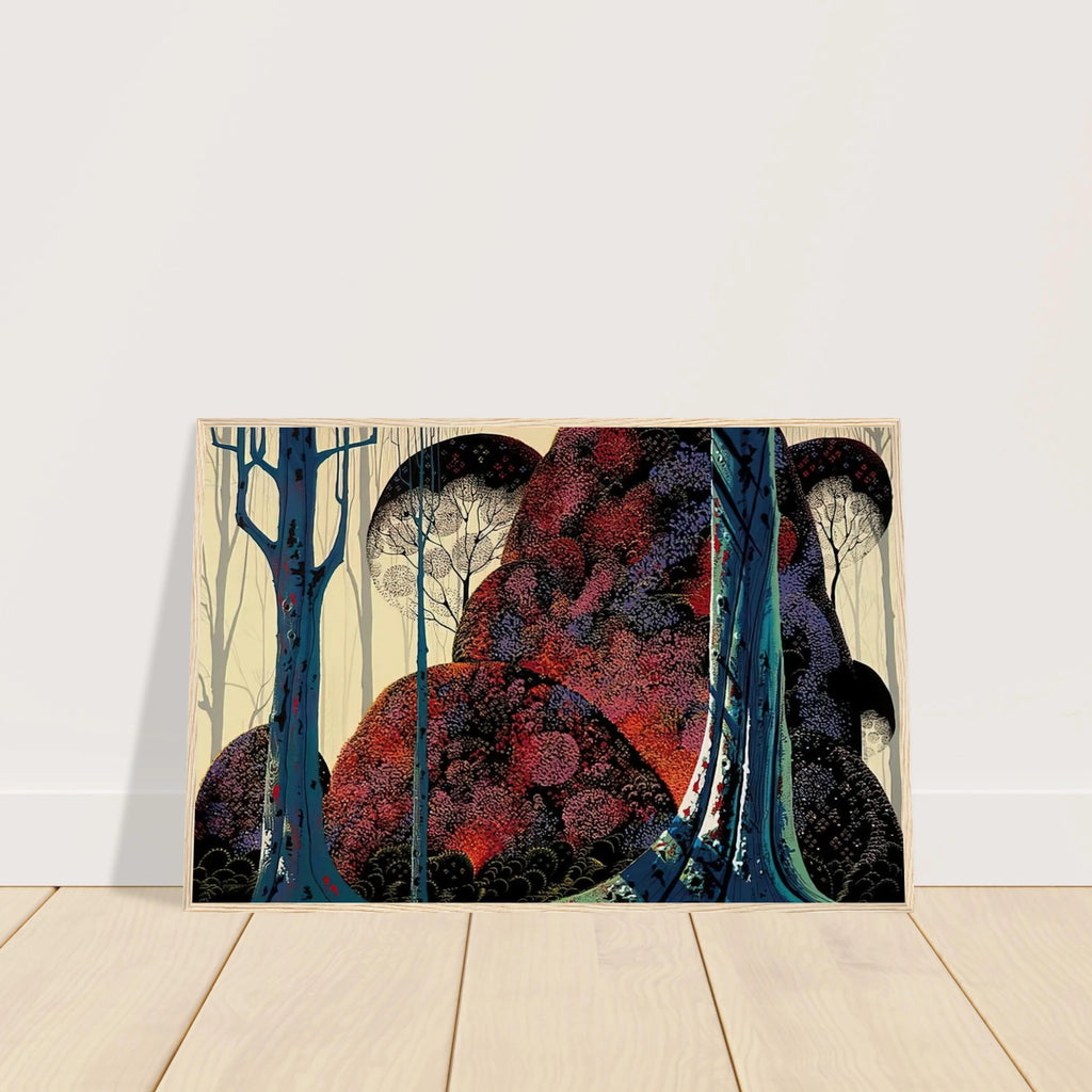 Jewel Forest Framed Poster | Eyvind Earle Framed Prints Wall Art | Eyvind Earle Prints