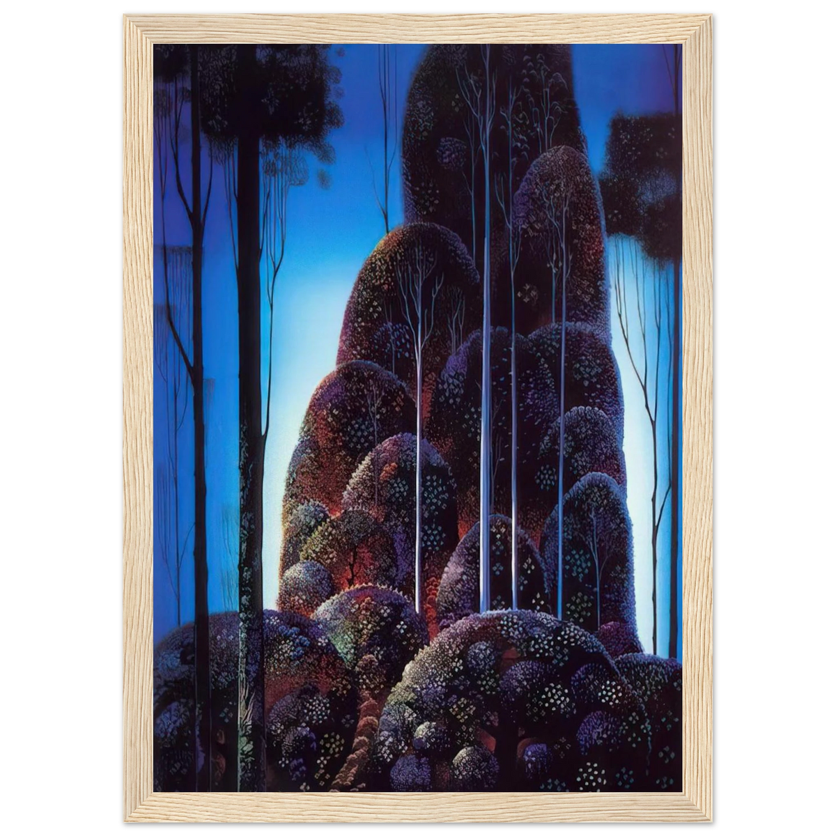 Tall Trees Framed Poster | Eyvind Earle Framed Prints Wall Art | Eyvind Earle Prints
