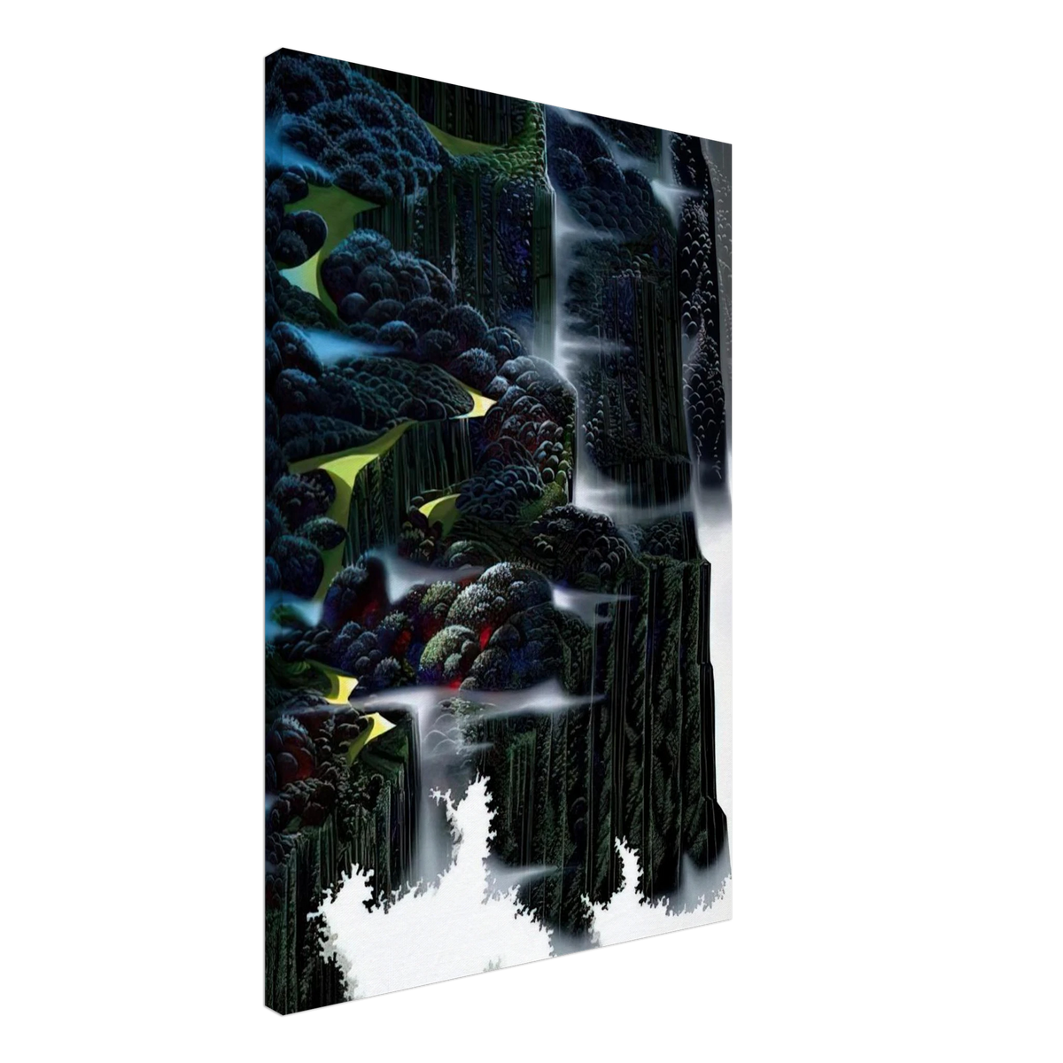 Sea Cliffs Rising Canvas | Eyvind Earle Canvas | Eyvind Earle Prints