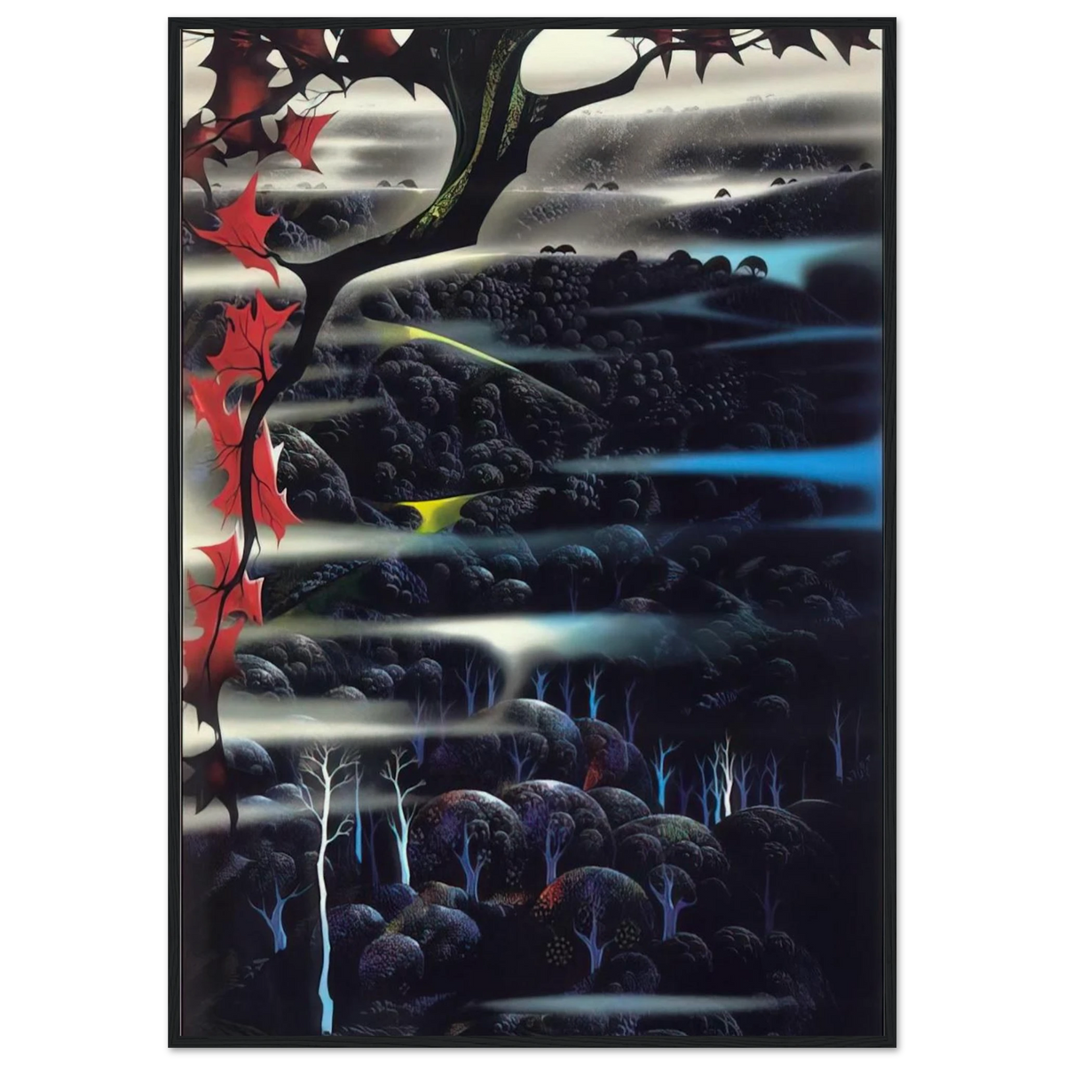 Into the Forest Framed Poster | Eyvind Earle Framed Prints Wall Art | Eyvind Earle Prints