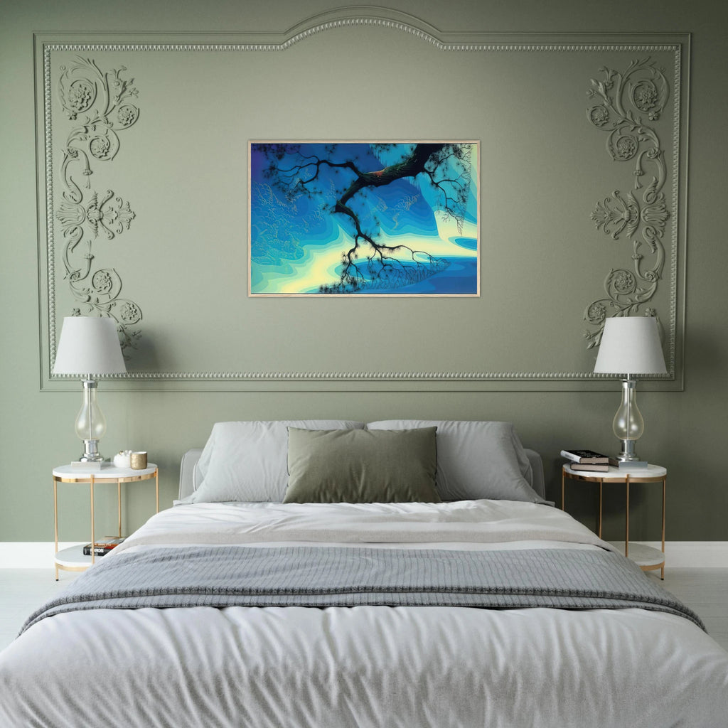 Ocean Mist Framed Poster | Eyvind Earle Framed Prints Wall Art | Eyvind Earle Prints