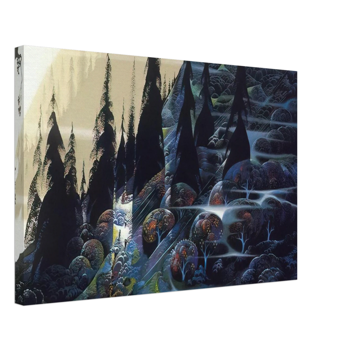 Black Spruce Canvas | Eyvind Earle Canvas | Eyvind Earle Prints