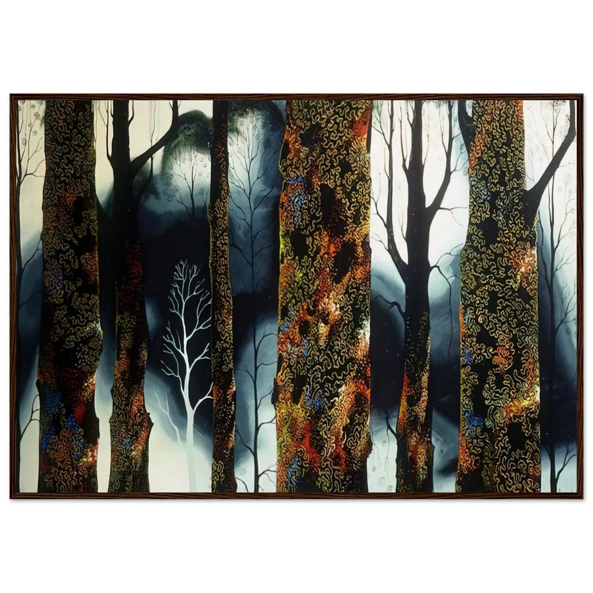 Jewel Trees Framed Poster | Eyvind Earle Framed Prints Wall Art | Eyvind Earle Prints