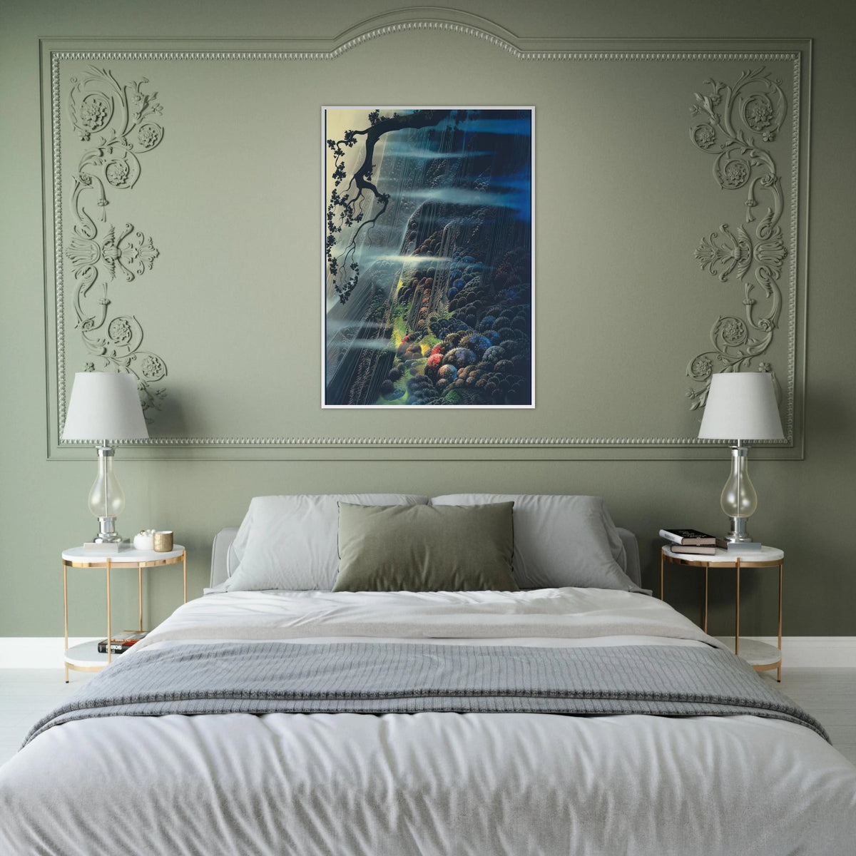 Evening Magic Framed Poster | Eyvind Earle Framed Prints Wall Art | Eyvind Earle Prints