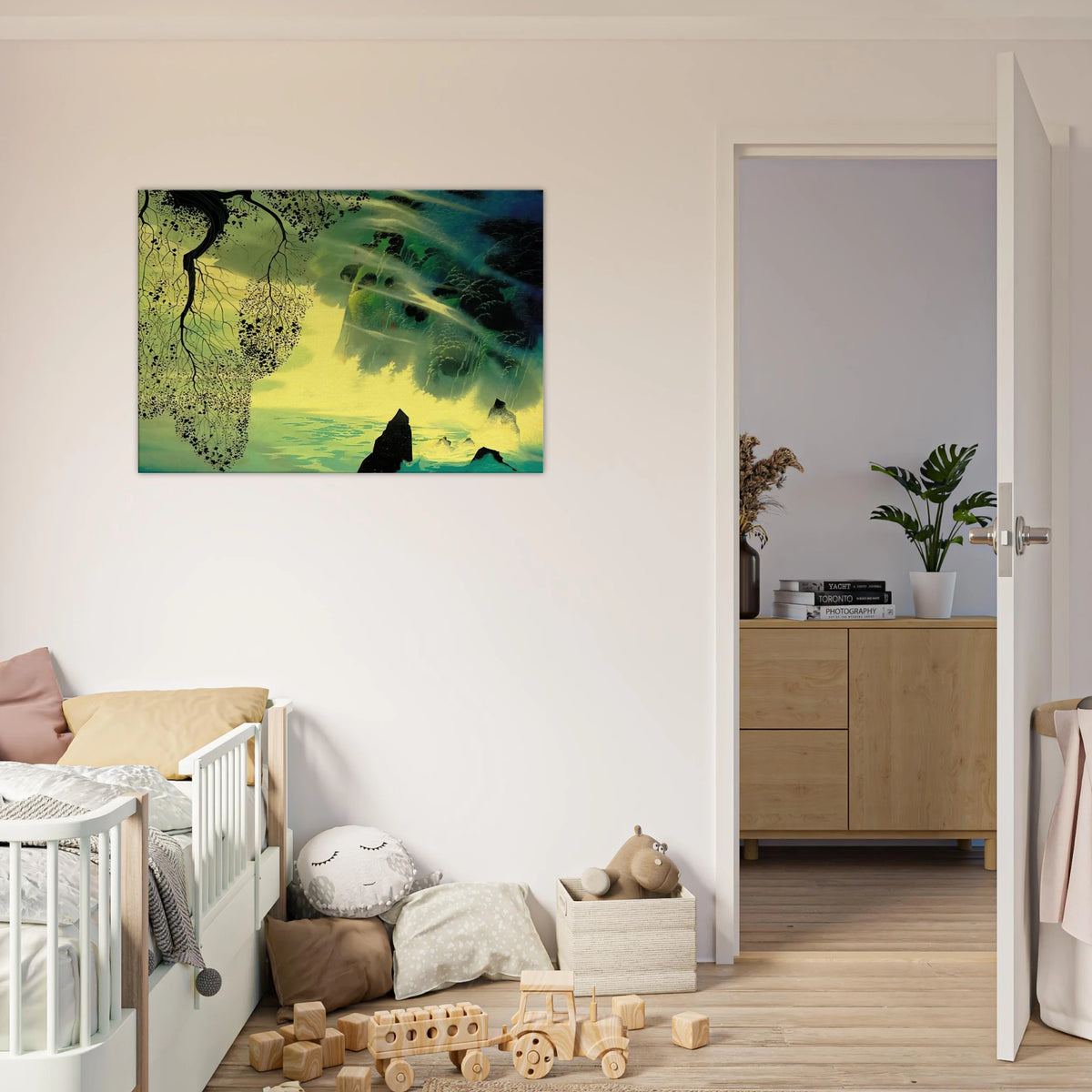A Swirl of Fog Canvas | Eyvind Earle Canvas | Eyvind Earle Prints