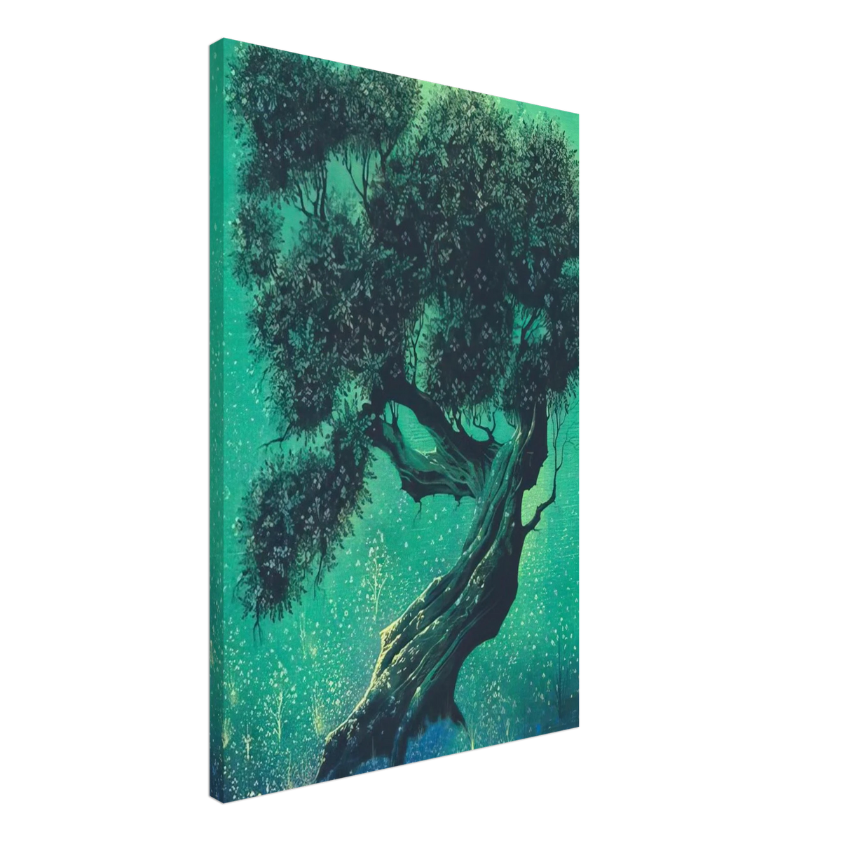 Solitary Bonsai Canvas | Eyvind Earle Canvas | Eyvind Earle Prints