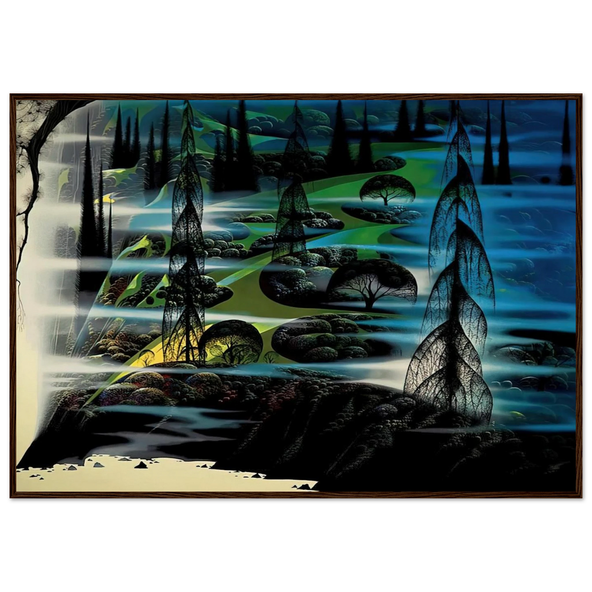 Beauty Beyond Believing Framed Poster | Eyvind Earle Framed Prints Wall Art | Eyvind Earle Prints