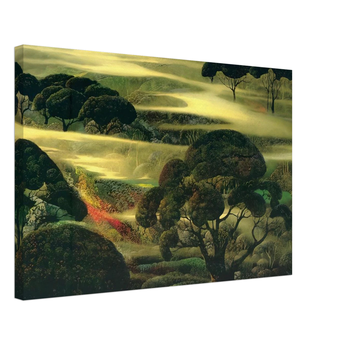 Forest in Fog Canvas | Eyvind Earle Canvas | Eyvind Earle Prints