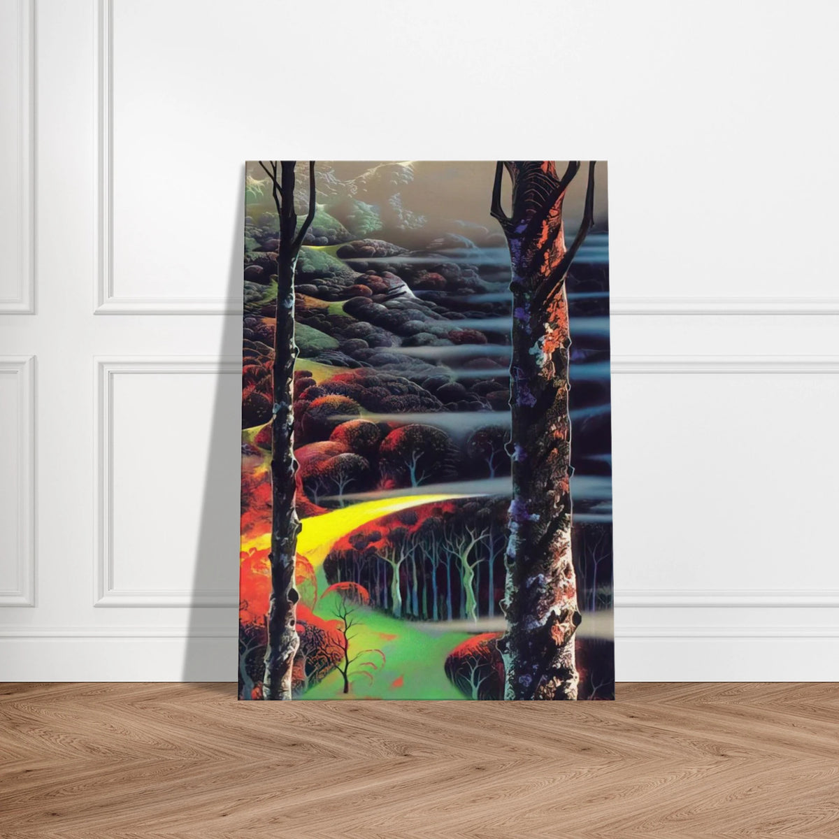 A Touch of Autumn Canvas | Eyvind Earle Canvas | Eyvind Earle Prints