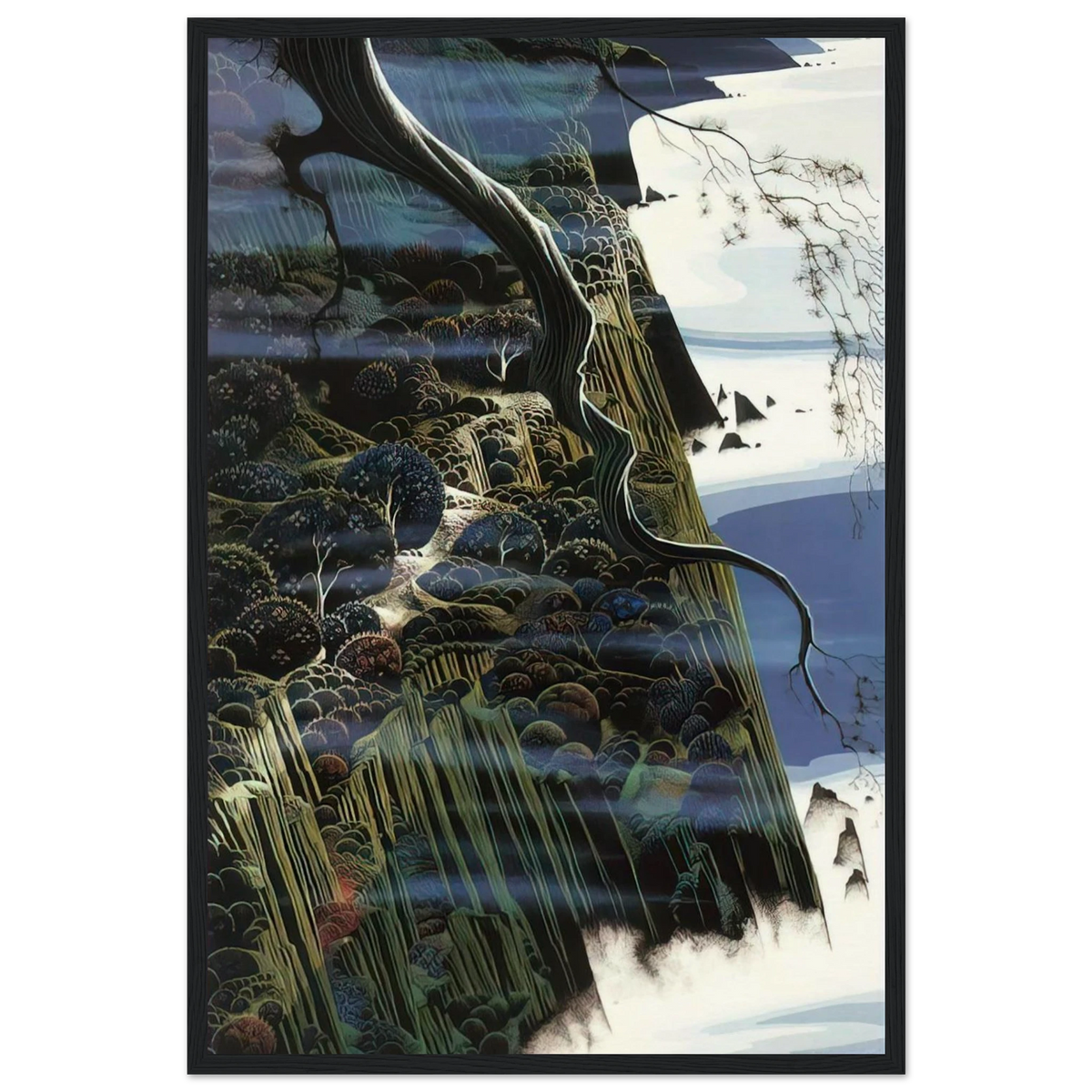 From Out of the Sea Framed Poster | Eyvind Earle Framed Prints Wall Art | Eyvind Earle Prints