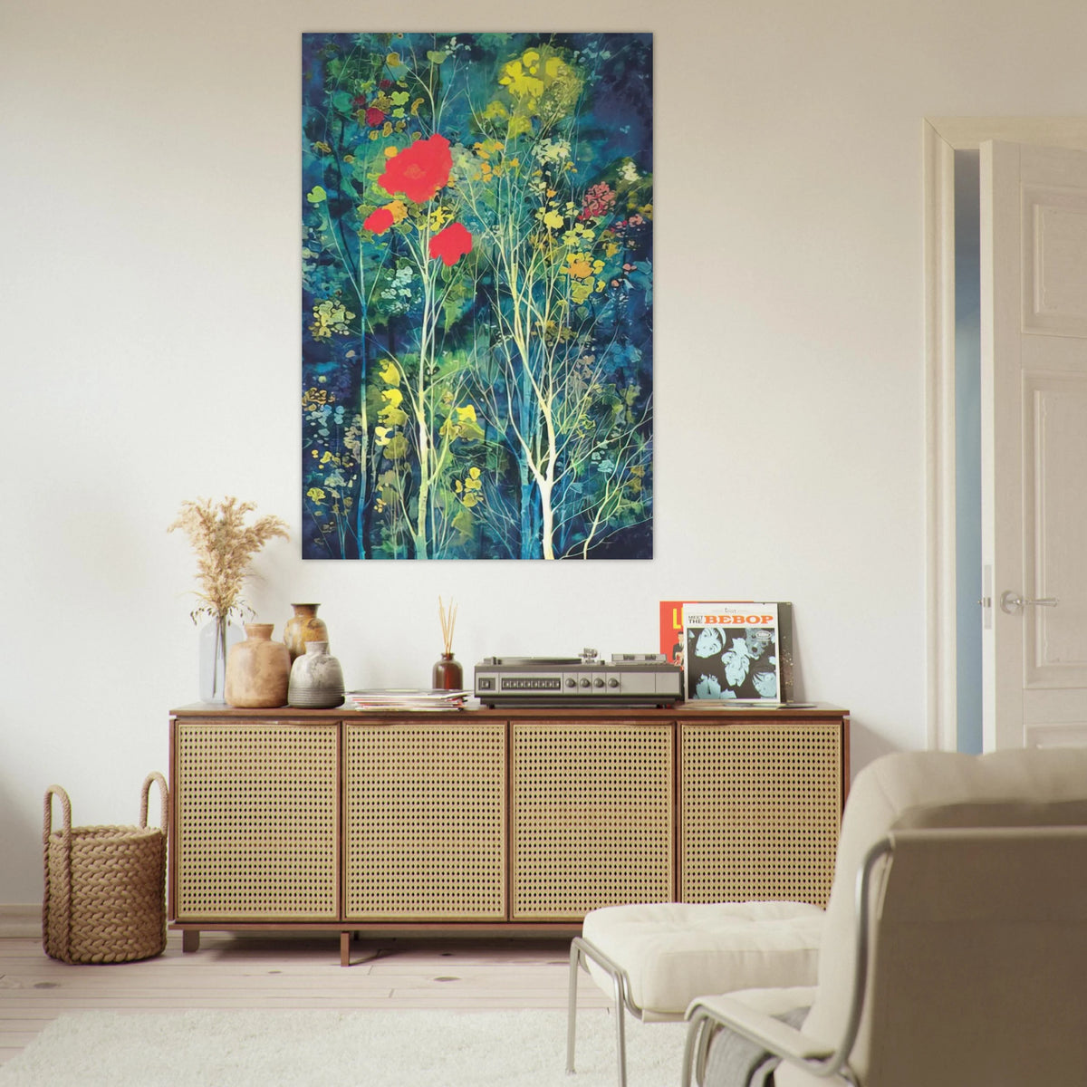 Poppies and Flowers Poster | Eyvind Earle Poster | Eyvind Earle Prints