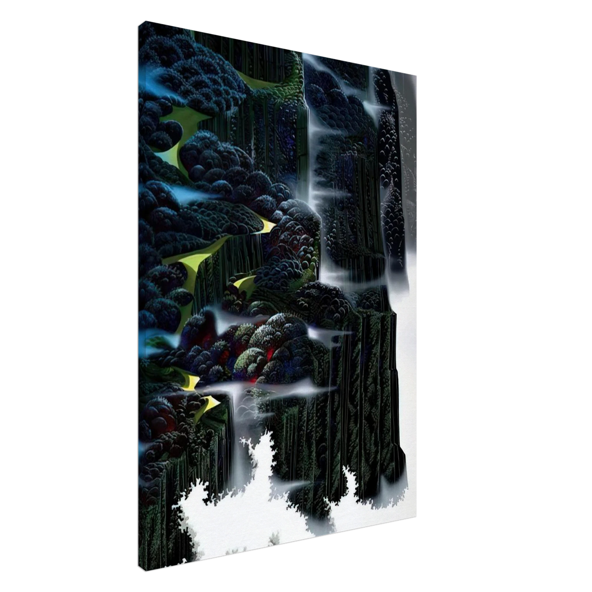 Sea Cliffs Rising Canvas | Eyvind Earle Canvas | Eyvind Earle Prints