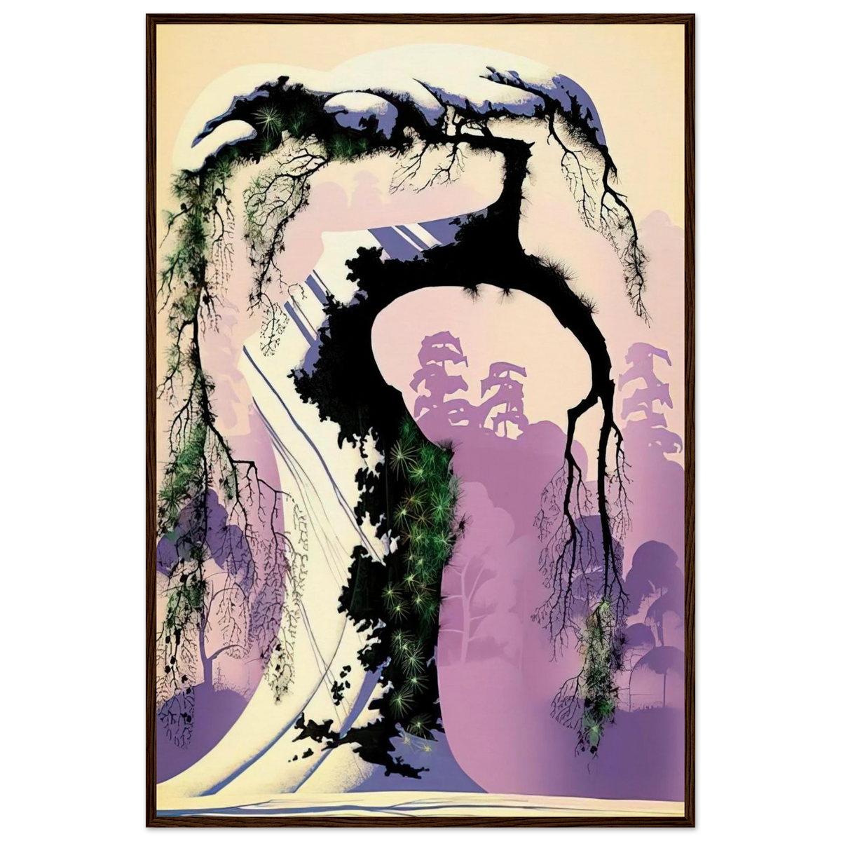 Norway Pine Framed Poster | Eyvind Earle Framed Prints Wall Art | Eyvind Earle Prints