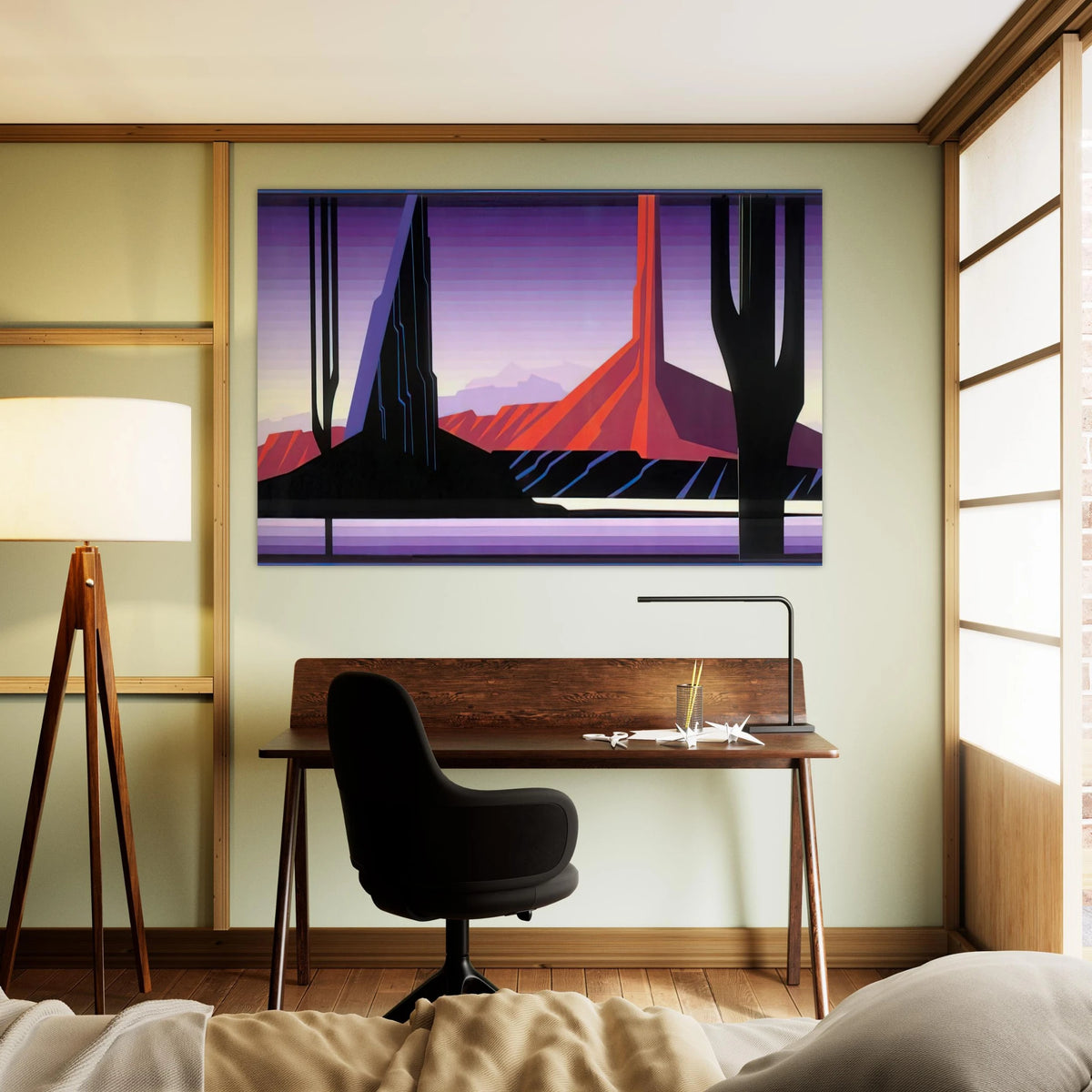 Beneath A Silent Sky Poster | Eyvind Earle Poster | Eyvind Earle Prints