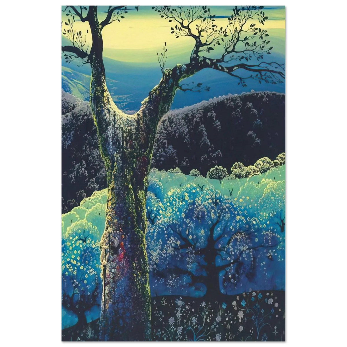 Orchard in Bloom Poster | Eyvind Earle Poster | Eyvind Earle Prints