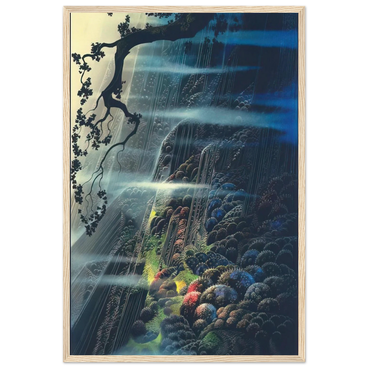 Evening Magic Framed Poster | Eyvind Earle Framed Prints Wall Art | Eyvind Earle Prints