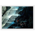 Coastline Fogl Framed Poster | Eyvind Earle Framed Prints Wall Art | Eyvind Earle Prints