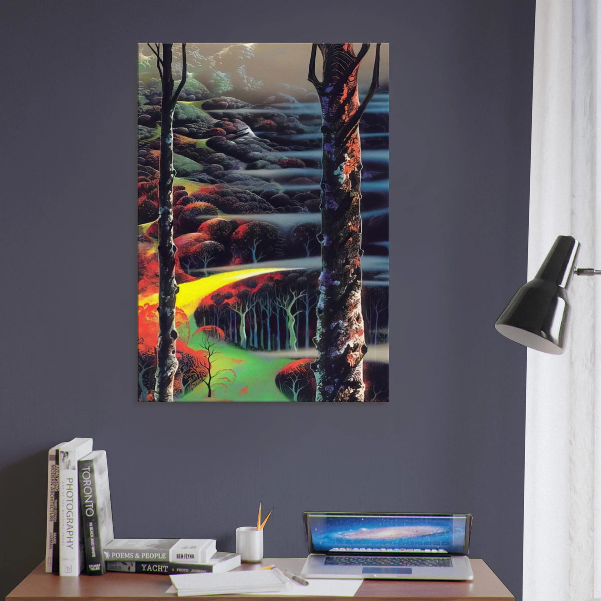 A Touch of Autumn Canvas | Eyvind Earle Canvas | Eyvind Earle Prints