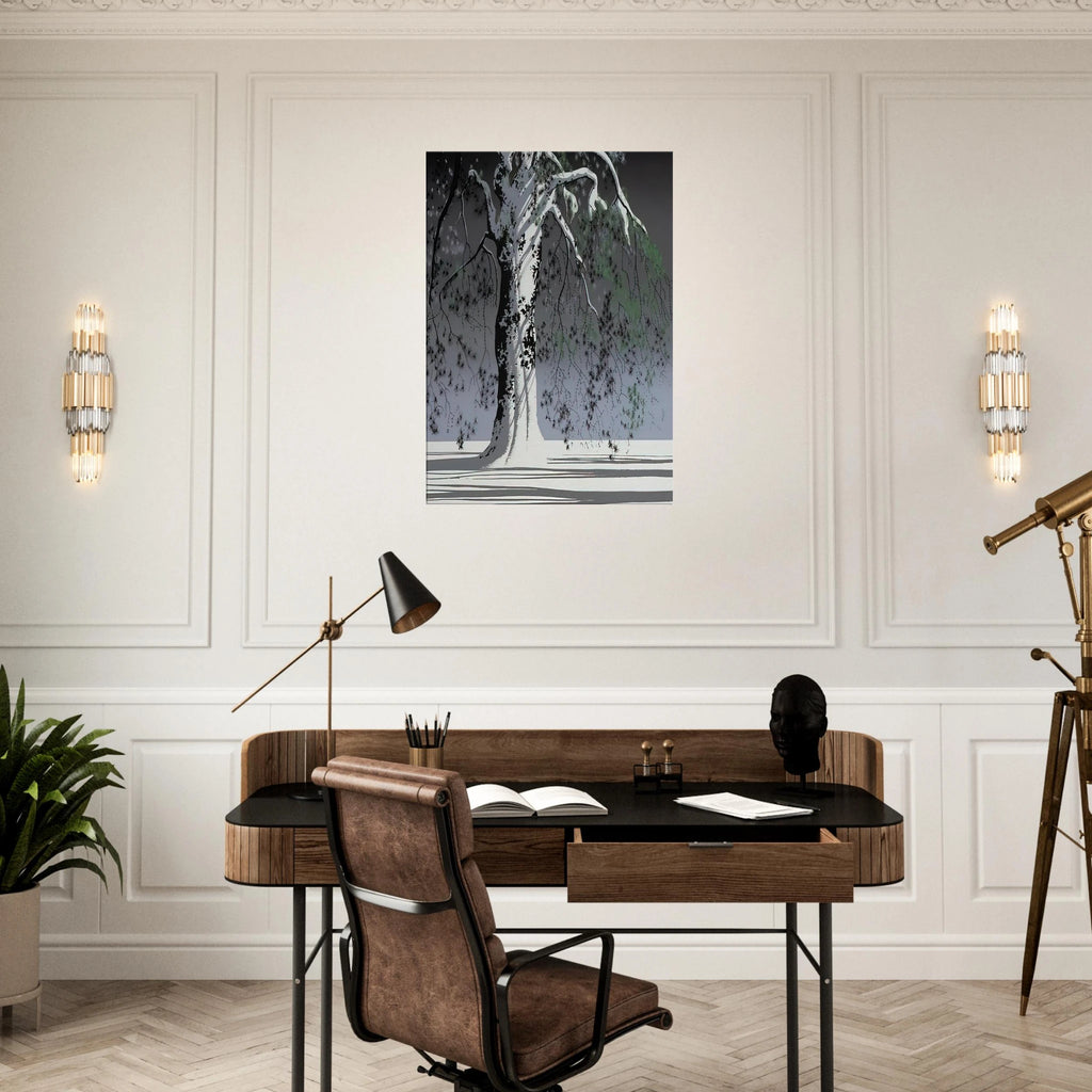 Fir Tree In Snow Canvas | Eyvind Earle Canvas | Eyvind Earle Prints