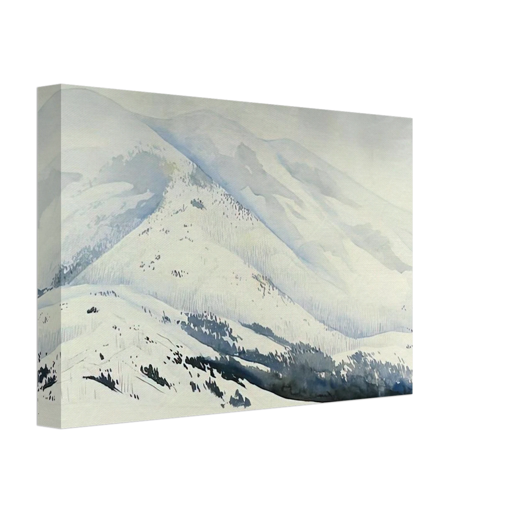 Snowy Mountain Canvas | Eyvind Earle Canvas | Eyvind Earle Prints