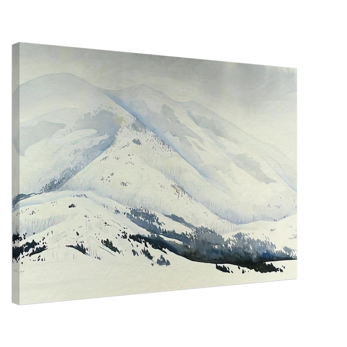 Snowy Mountain Canvas | Eyvind Earle Canvas | Eyvind Earle Prints