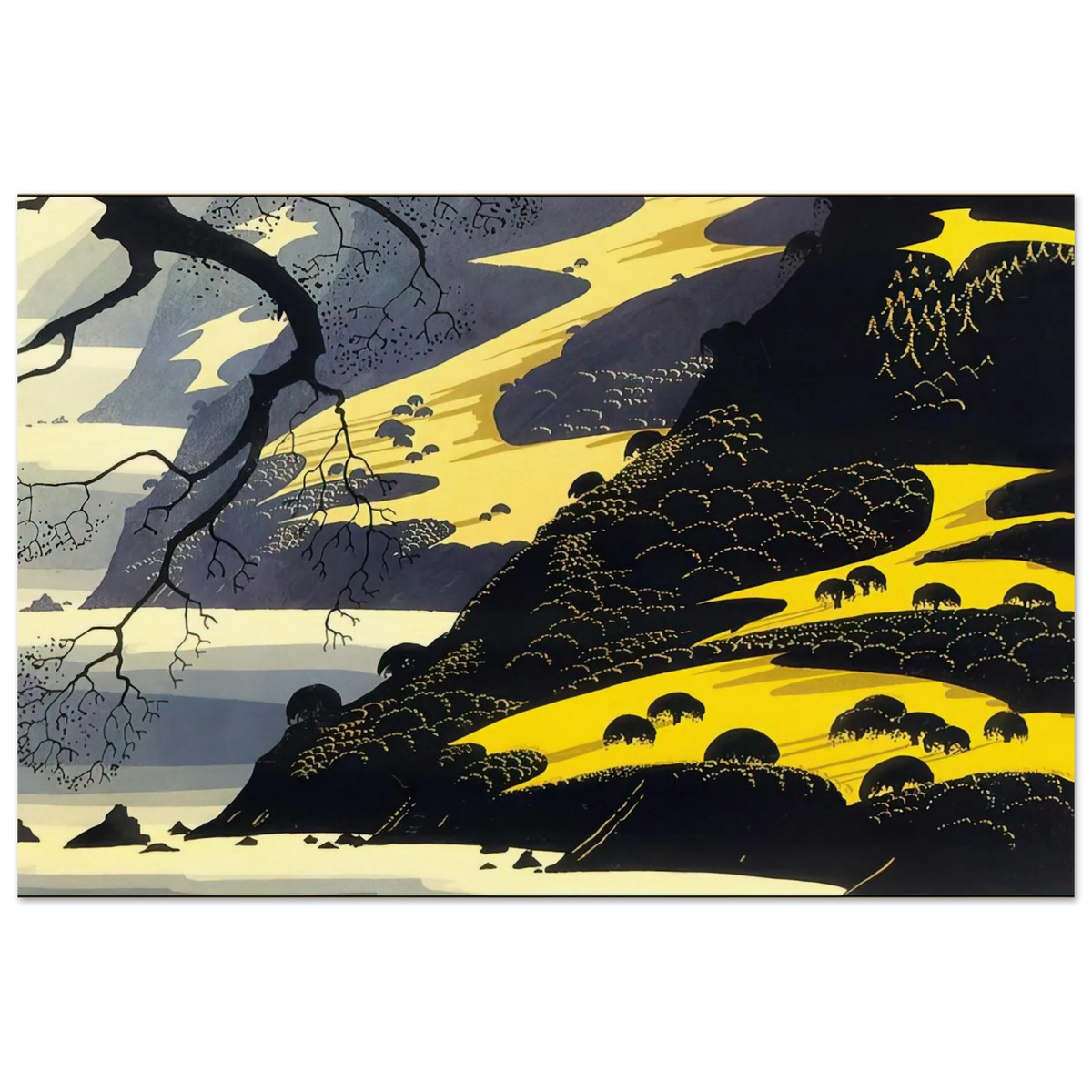 Coastal Fog Poster | Eyvind Earle Poster | Eyvind Earle Prints