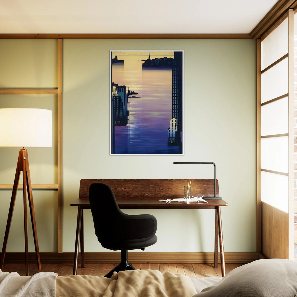 East River Framed Poster | Eyvind Earle Framed Prints Wall Art | Eyvind Earle Prints
