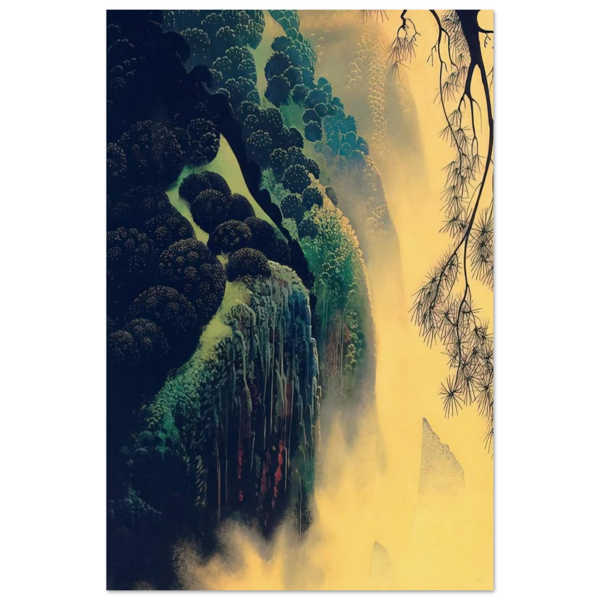 Jeweled Coast Poster | Eyvind Earle Poster | Eyvind Earle Prints