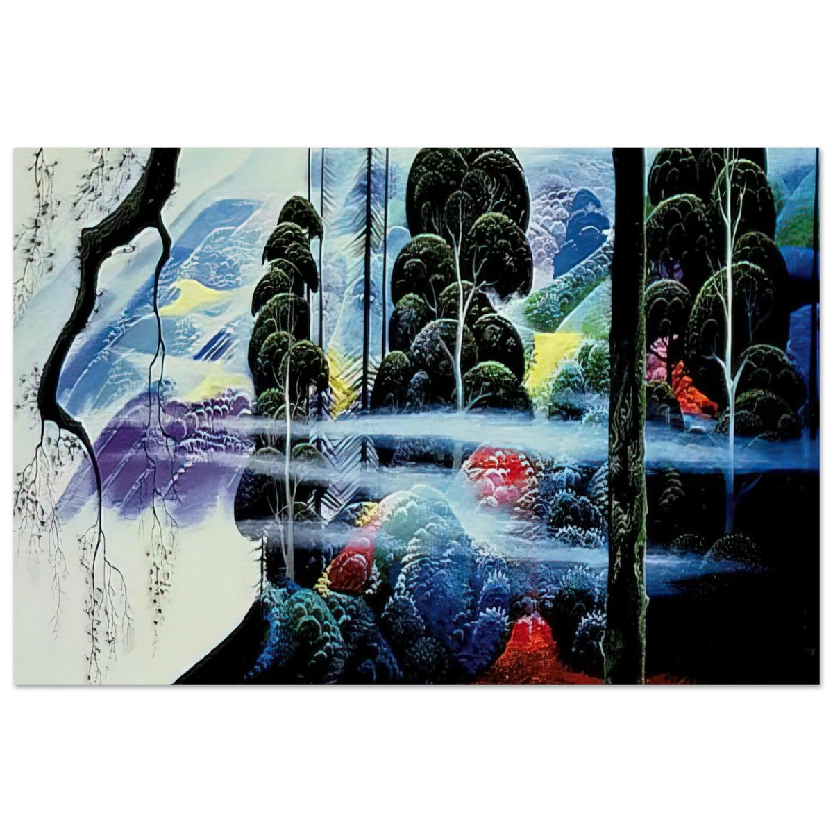 Along the Coast Poster | Eyvind Earle Poster | Eyvind Earle Prints