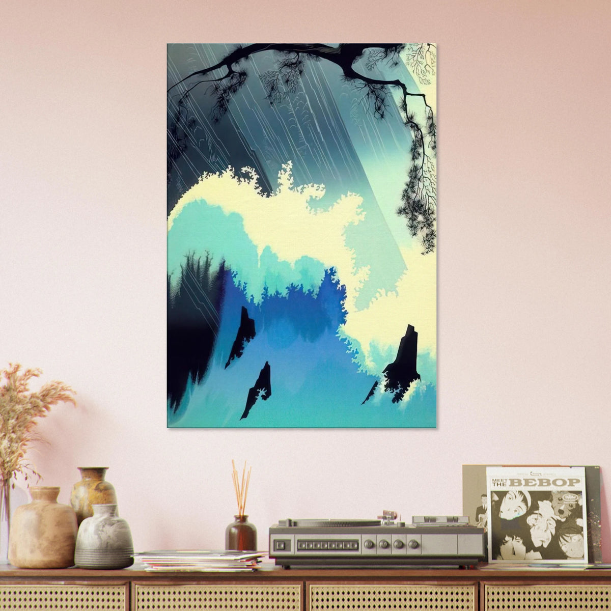 Ocean Splash Canvas | Eyvind Earle Canvas | Eyvind Earle Prints