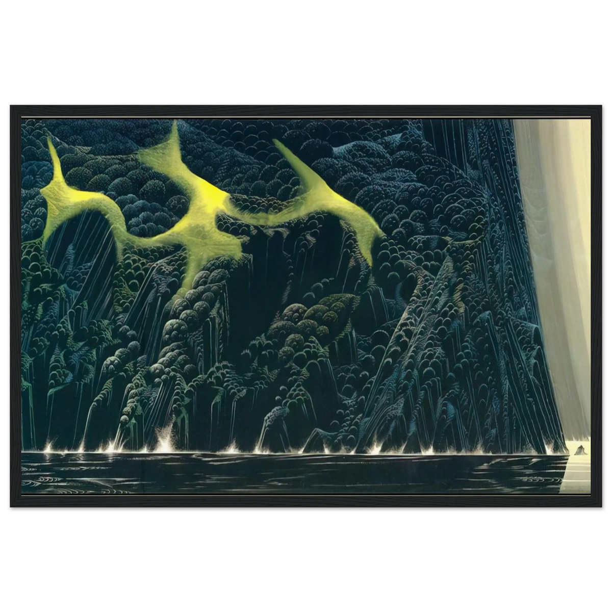 Out of the Sea Framed Poster | Eyvind Earle Framed Prints Wall Art | Eyvind Earle Prints