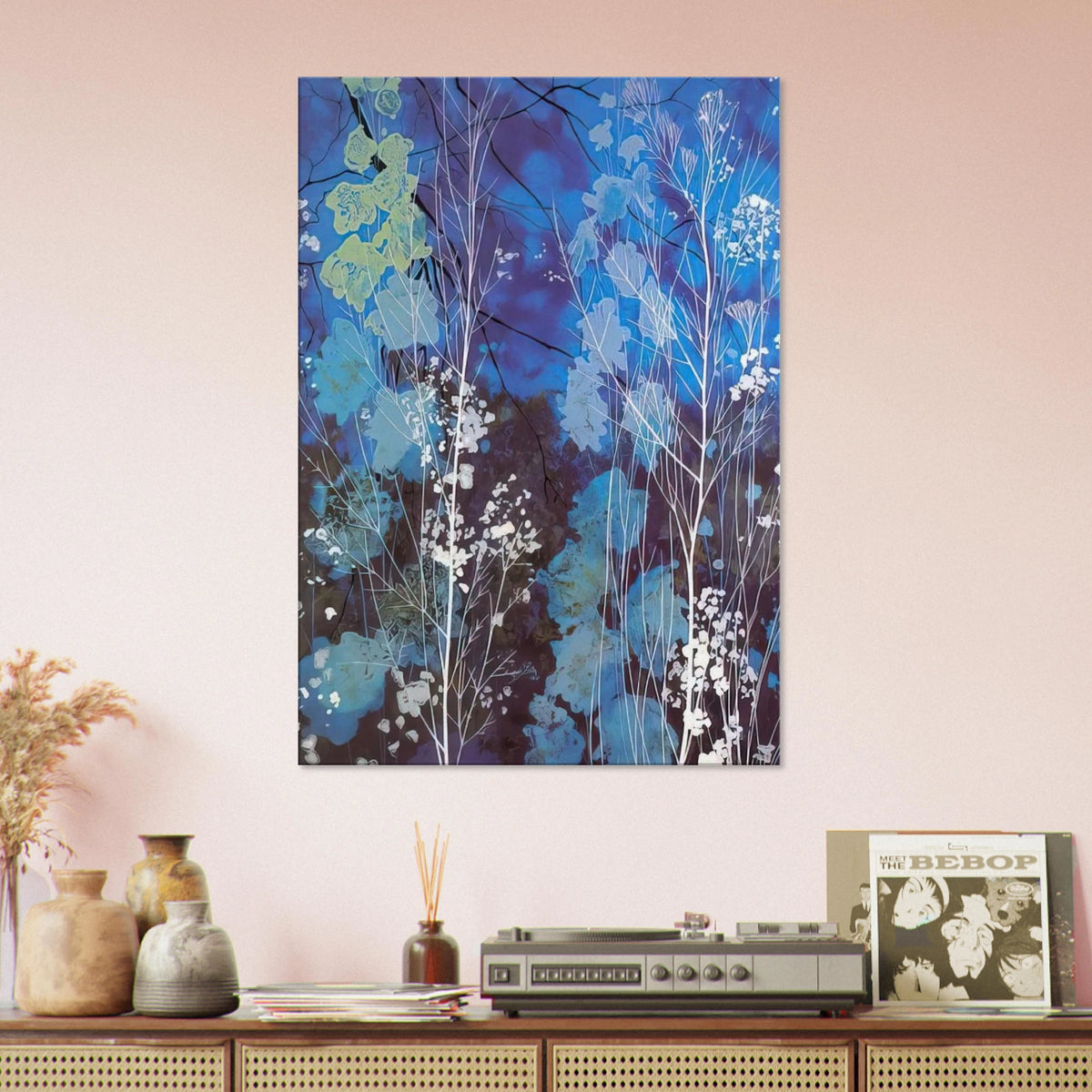 Delphinium Canvas | Eyvind Earle Canvas | Eyvind Earle Prints