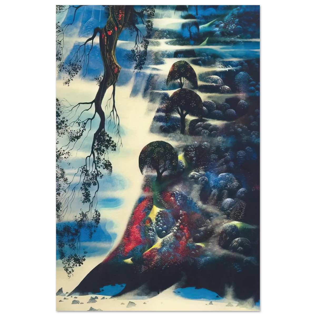 Summer Morning Mist Poster | Eyvind Earle Poster | Eyvind Earle Prints